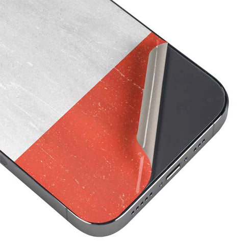 Peru Flag Distressed iPhone 13 Pro Max Skin